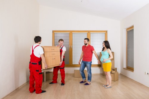 Business relocation services in Kingscross with office furniture and equipment
