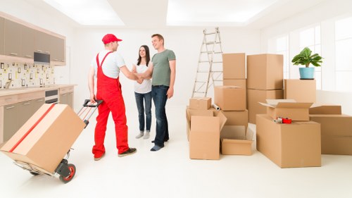 Professional packing and transport for office relocation services in Kingscross