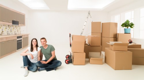 Students settling into a new home after removals in Kingscross