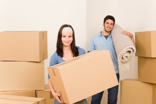 Unpacking and organising items in a Kingscross home