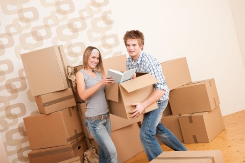 Office furniture pick-up in Kingscross with loading and transport