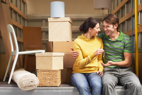 Fragile items securely wrapped for same day removals in Kingscross