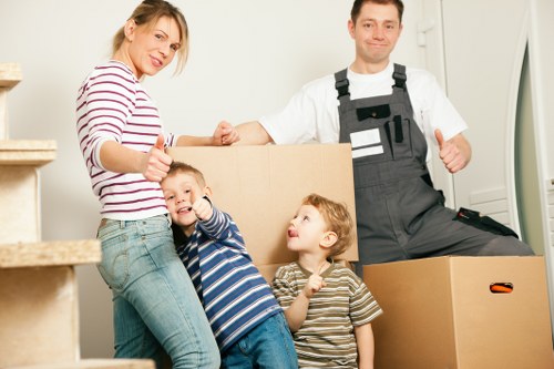 Furniture protected for a Kingscross flat move